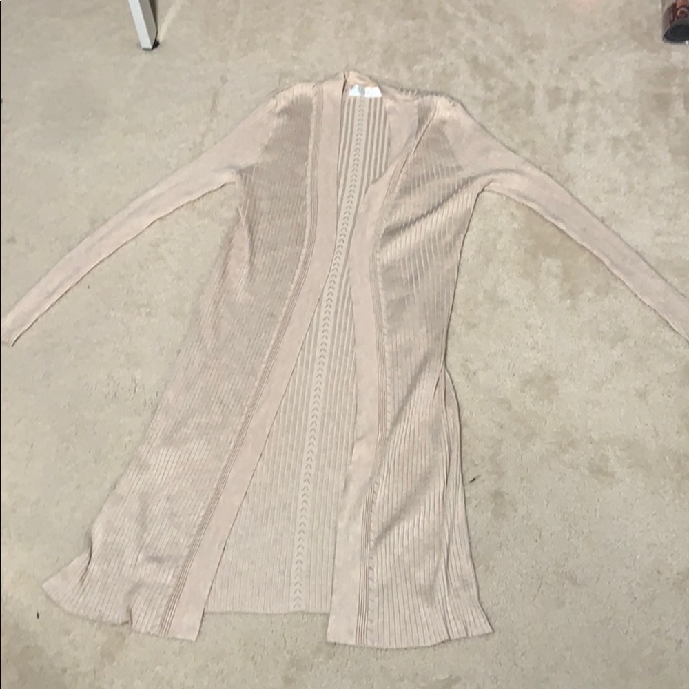 Time and tru size S (4-6) long cardigan
